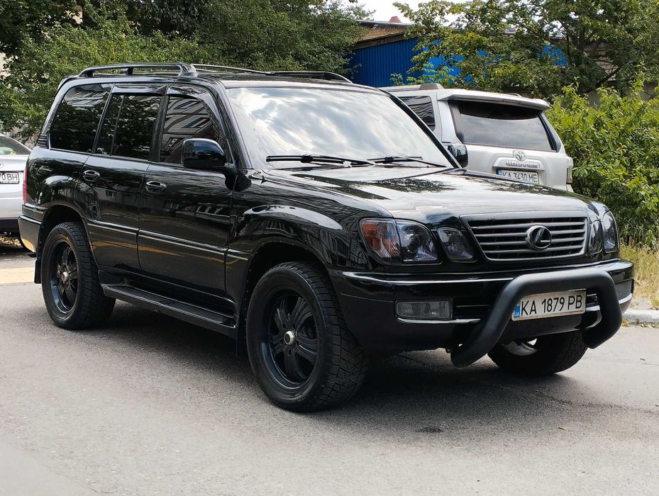 Lexus LX470 чёрный газ бензин