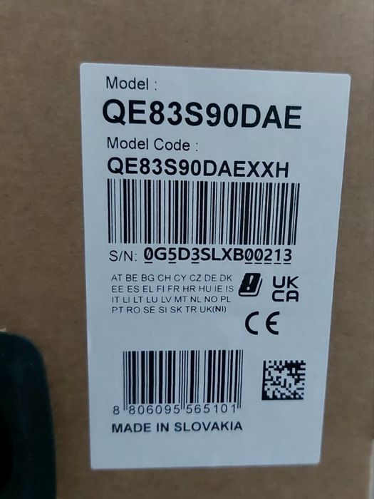 Телевізор Samsung OLED QE-83S90D, 77S90D, 65S90D, 55S90D