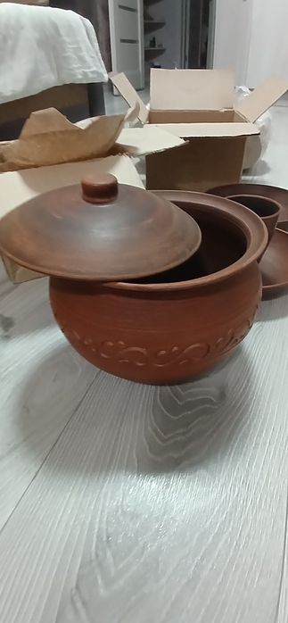 Глиняний посуд. ‼️ Горщик для страв у печі.