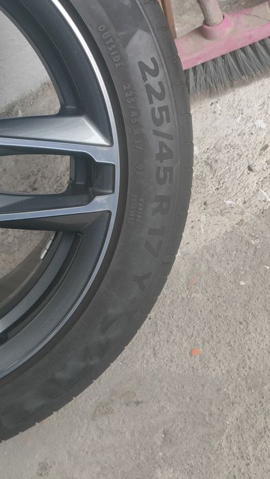 Felgi IGMP atom 7,5x17 komplet z oponami