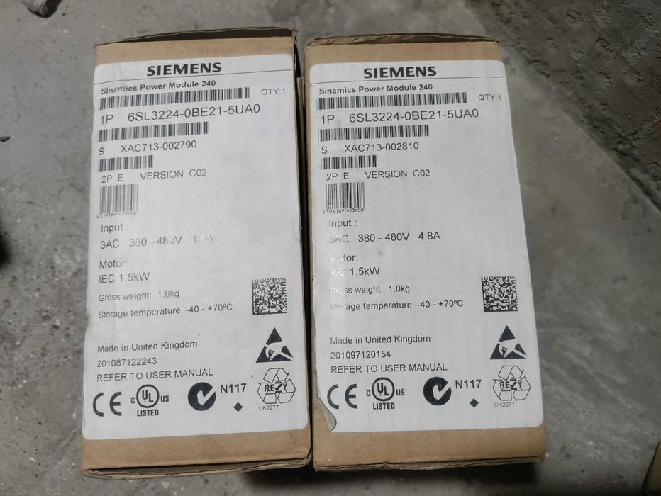 Siemens SINAMICS G120 Power Module PM240. Новый, не из Китая