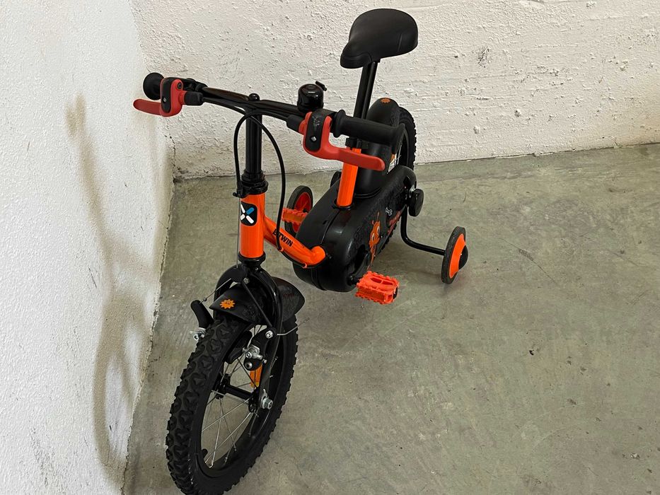 Bicicleta criança roda 14 ideal 3 - 5 anos com rodinhas