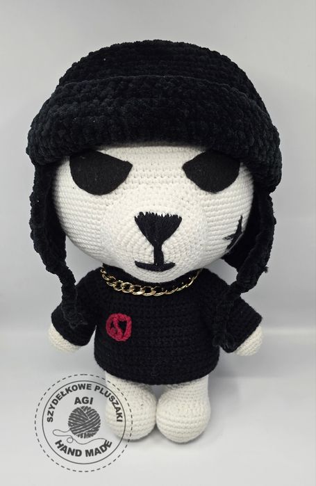 Szydełkowany mis Krunk G-Dragon zespołu Bigbang