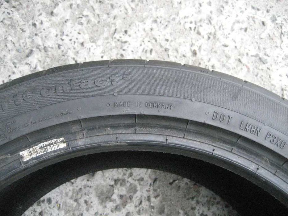 245/40R17 91Y Continental SportContact5 літо 2штуки шини б/у