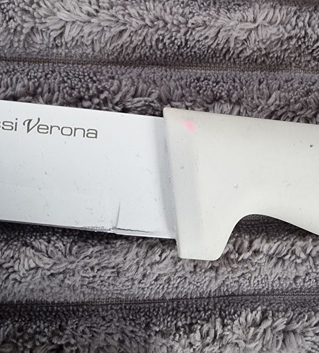 NOWY zestaw komplet noży noże 6szt biały Messi Verona