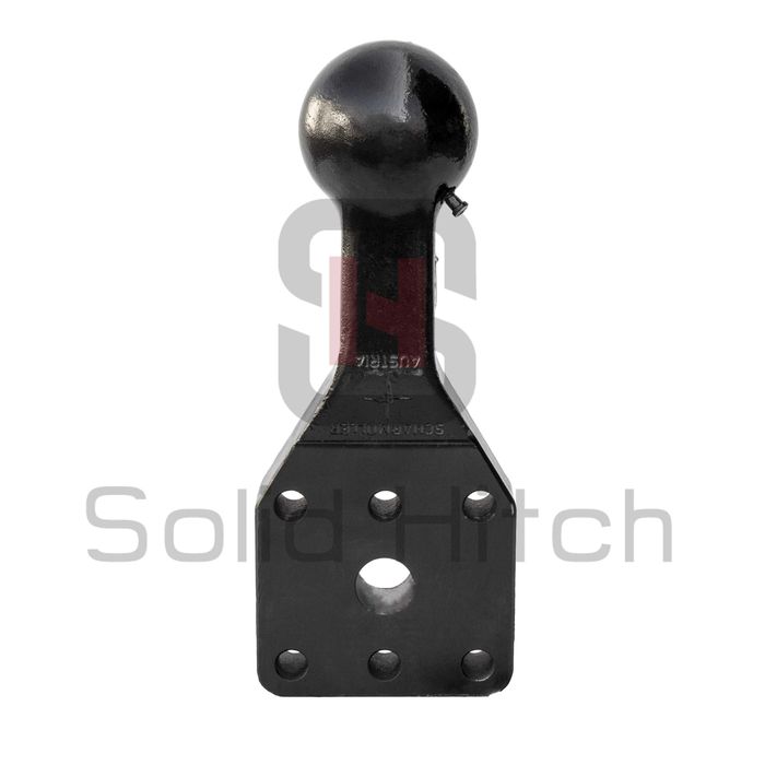 Ucho dyszla K80 poziome 4t, otwory 130x115mm, Annaburger, Fortschritt