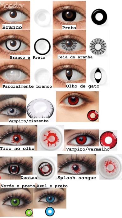 Lentes de contacto coloridas