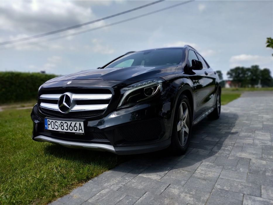 Mercedes-Benz GLA Mercedes GLA 2015, benzyna, AMG Line, SUPER stan - Polski SALON