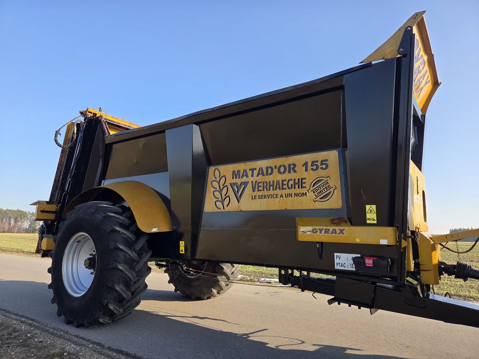 Rozrzutnik obornika Gyrax Matador 155 12t 15.m3 2020r