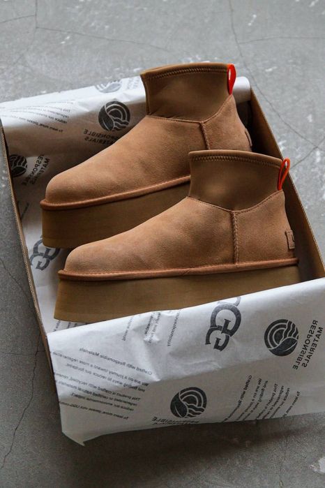 ХІТ СЕЗОНУ! UGG Classic Mini Dipper Chestnut 36 37 38 39 40 41 уги