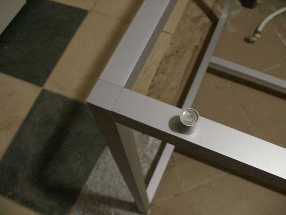 Komplet Stół Ławki Pojemniki Oryginalny Dizajn Alu Drewno 140x80x80