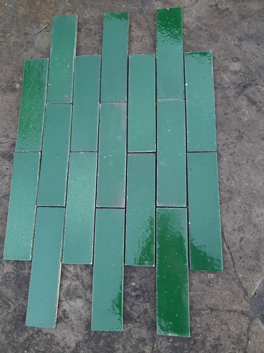 Плитка фасадна зеленого кольору