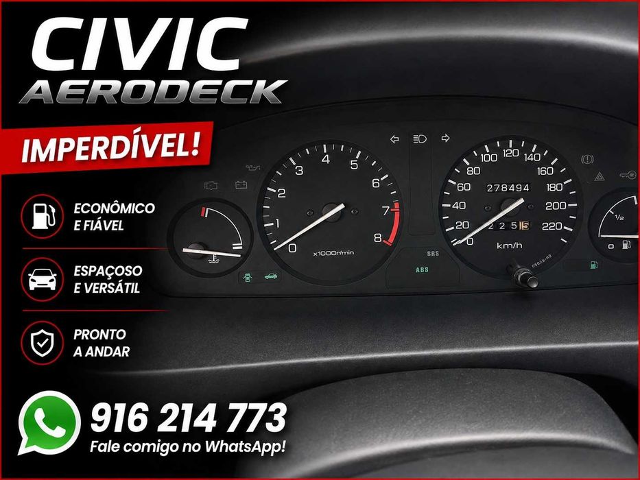 Civic Aerodeck 98 baixa kilometragem IMPERDÍVEL