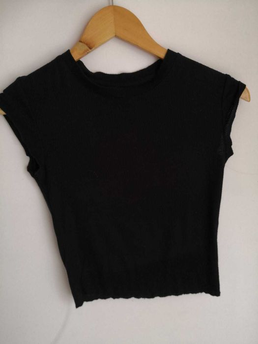 Top preto Bershka