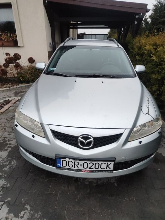 Mazda 6 2.0benzyna +LPG  uszkodzony