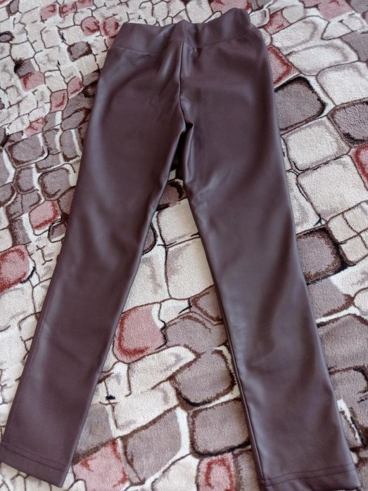 Штани з екошкіри