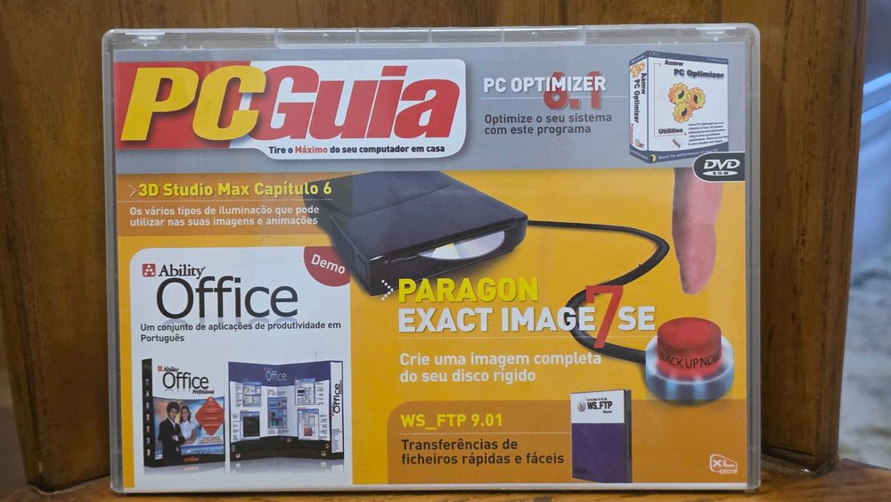 Lote 13 DVDs Revistas de Informática - PCGuia e Exame Informática (Coleção Retro)