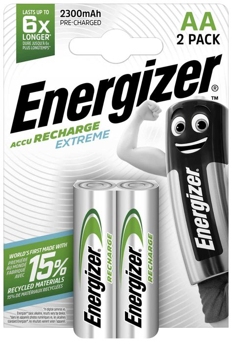 Акумулятор Energizer Extreme AA 1,2V 2300 mAh. Ціна за 2 шт. Є гурт!
