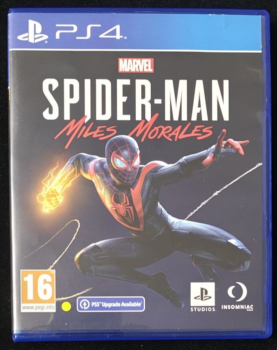 Spiderman Miles Morales PL Dubbing po polsku Gra na PS4 +Bezpł Update PS5 Angielska Okładka BDB Stan