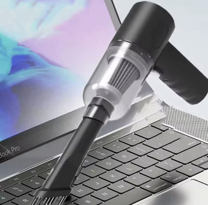 Mini Aspirador Portátil Sem Fios – Ideal para Carro e Casa