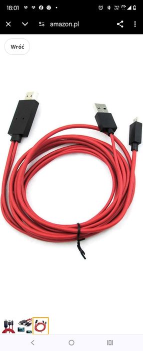 Kabel USB konwerter Samsung Galaxy S3S4