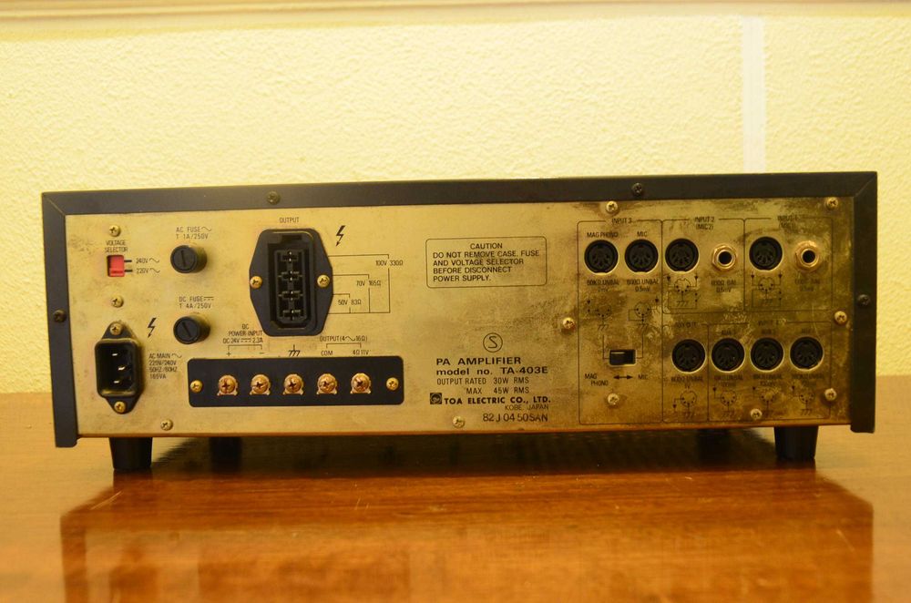Amplificador PA Toa TA-403E