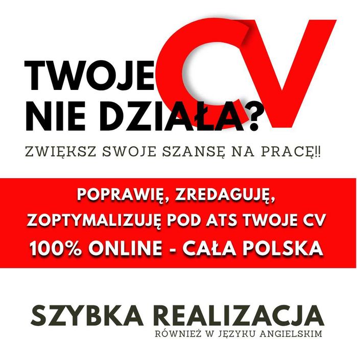 TWOJE CV NIE DZIAŁA?? Pisanie CV | Poprawa CV | ATS Friendly | POLSKA | ANGLIA
