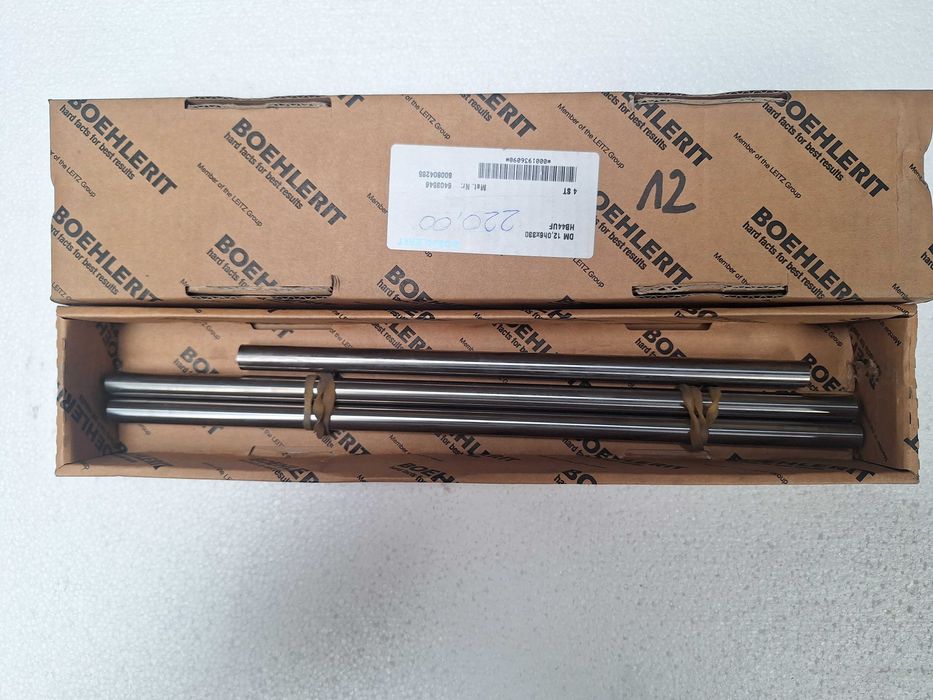 Wałek pełnowęglikowy, pręt widiowy, wałek VHM 12 mm L 250 mm