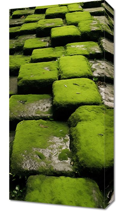 Obraz 30x60cm Zielona Mozaika