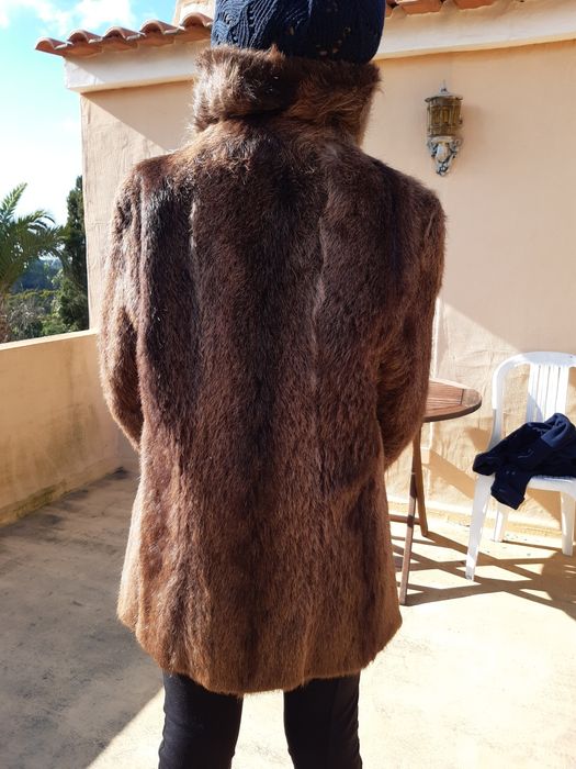 Casacos em pele quente e de qualidade