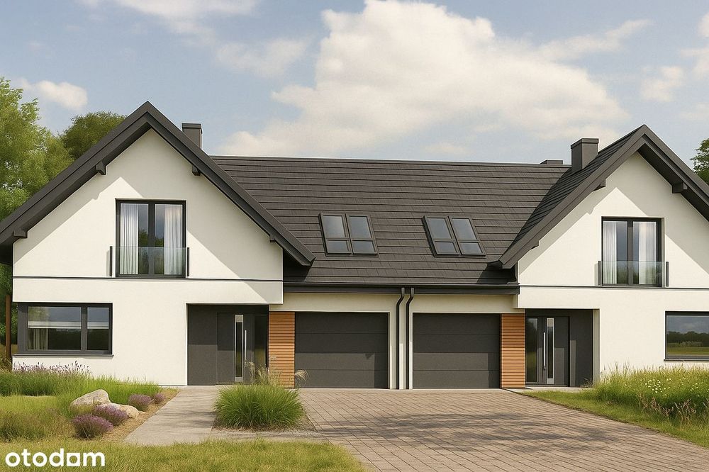 Dom jednorodzinny z garażem, super lokalizacja obok pałacu w Bystrzycy