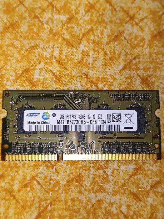 ОЗУ 2gb DDR 3 для ноутбука!