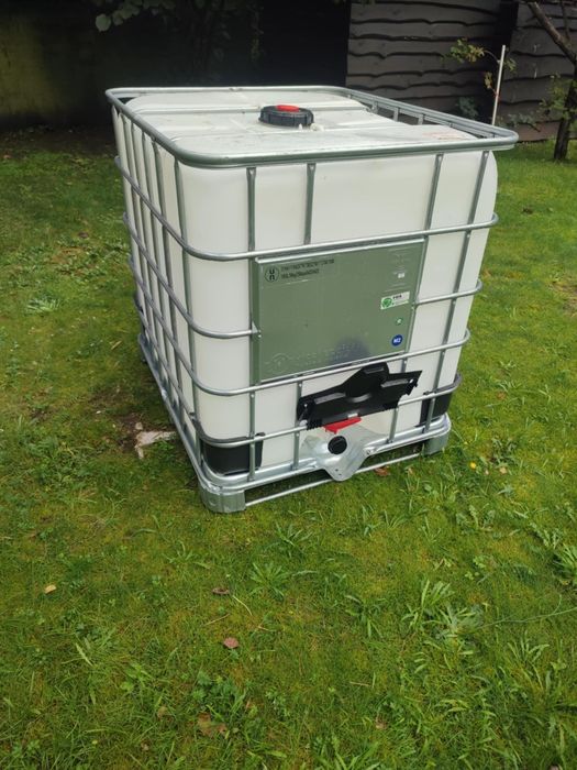 Mauzer 1000l po jednym użyciu ,art.spożywcze (jak nowe) pojemnik IBC