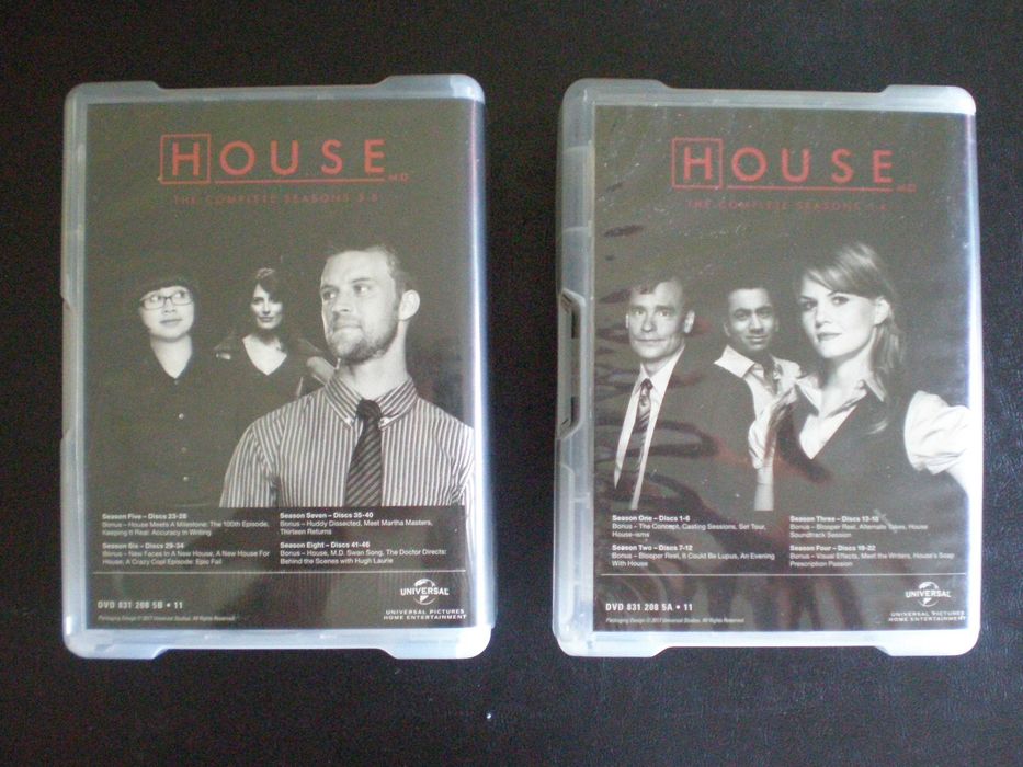 Dr. House - T1 a T8 - big box com 46 discos