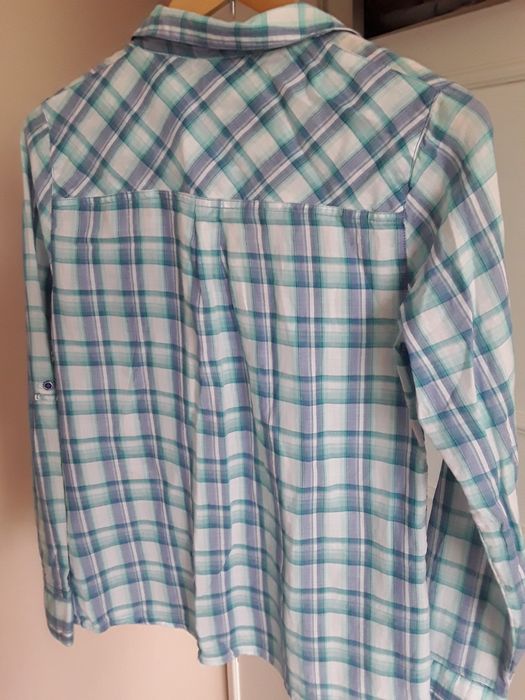 Koszulka damska w kratę bawełnianą  Dunnes 38