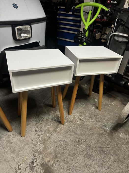 Szafka szafki nocne nocna drewno sosnowe stolik nocny 40 x 30 x 61 cm