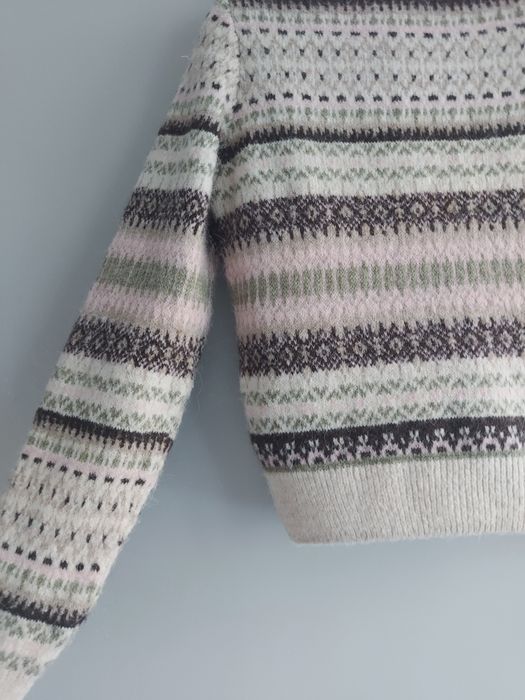 Mango puszysty miękki sweter z wełna