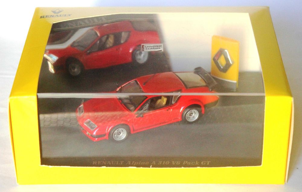 Miniatura Alpine Renault A310 V6 Pack GT 1/43 Univ. Hobbies c/ caixa