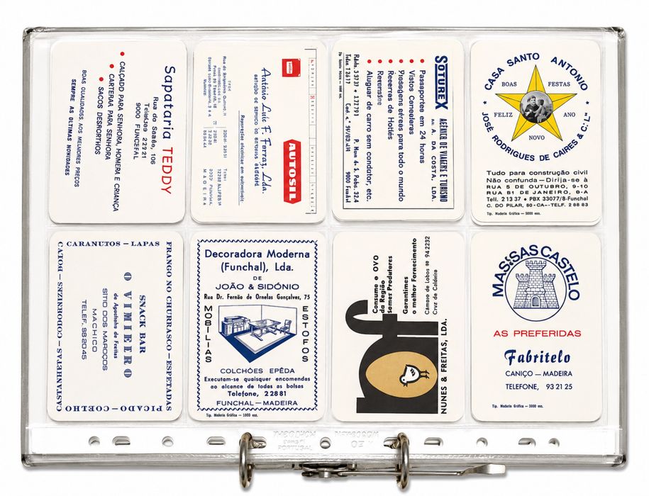 Coleção de 80 Calendários de Bolso Vintage – Ilha da Madeira, Vinho Madeira, Hotéis e Empresas