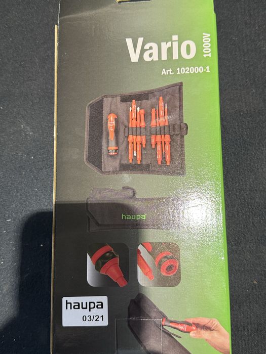 Haupa zestaw wkrętaków 1000V