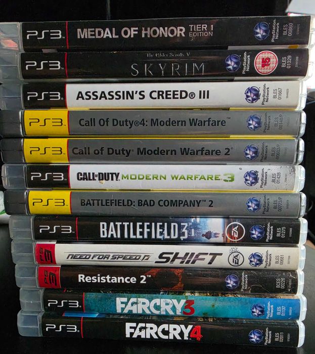 Zestaw 12 gier na PlayStation 3