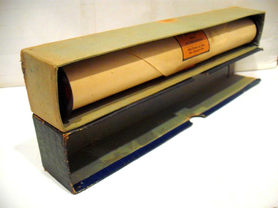 Rolo antigo para pianola