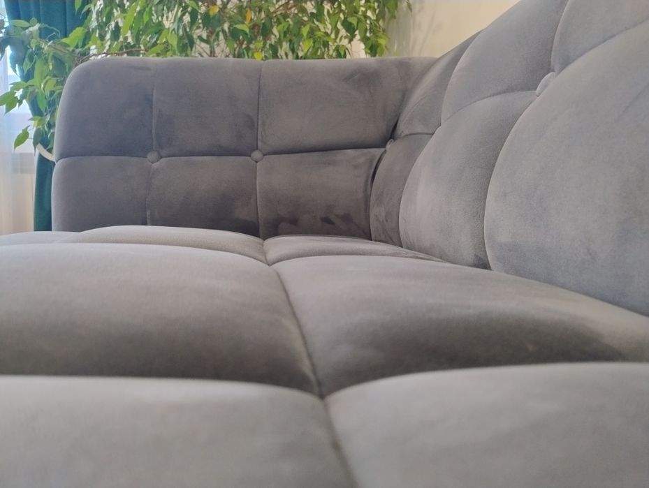 Sofa dwumiejscowa aksamitowa