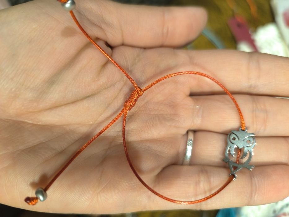 Bransoletka sowa duża i mała