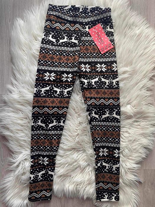 Legginsy ocieplane polarkiem