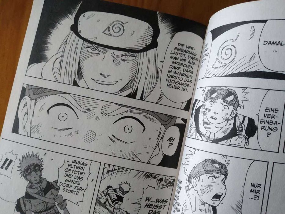 (PORTES GRÁTIS) Naruto: Volume 1 [Manga em Alemão]