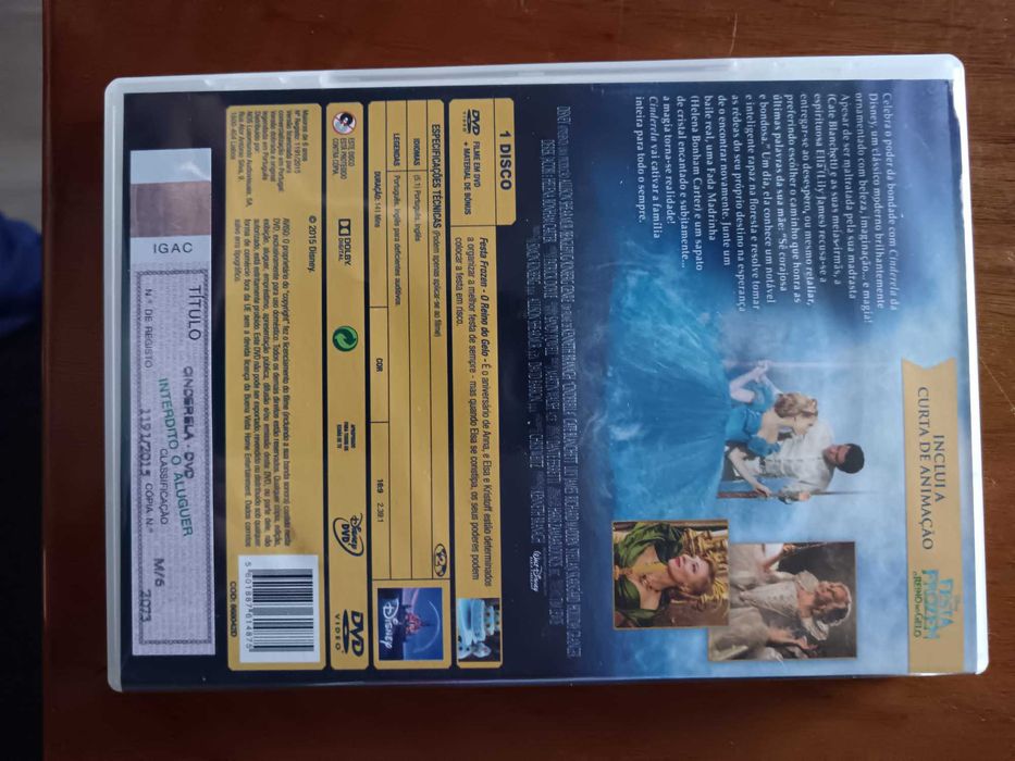 filme dvd original - cinderela