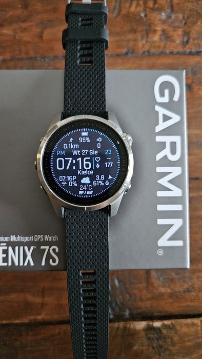 Pasek silikonowy Garmin w kolorze czarnym 20mm Quick Fit