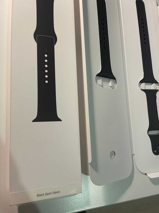 NOWY ORYGINALNY pasek Apple Watch 2/3/4/5/6/7/8/9 czarny black