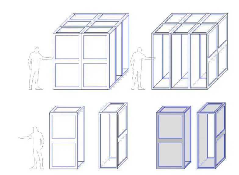 OFERTA URGENTE – 5 módulos grandes para armazém